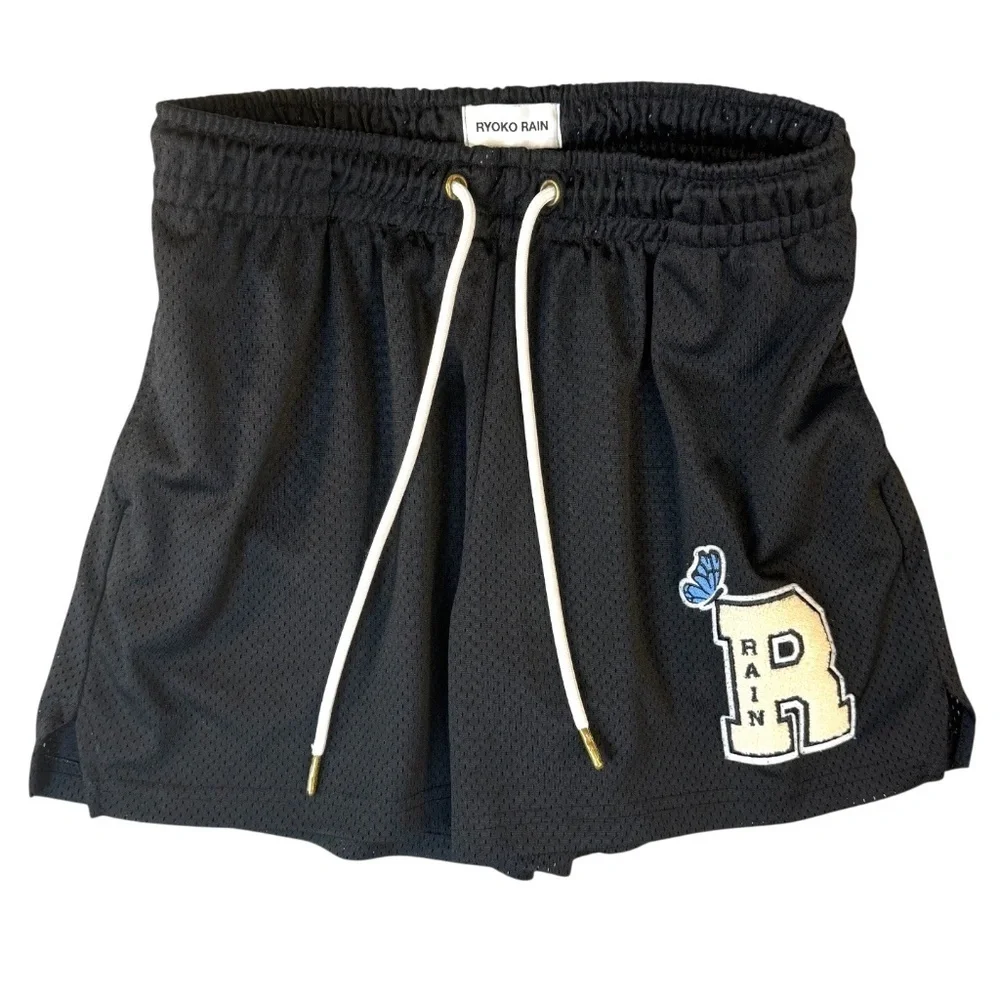 Ryoko Rain Black Jersey Shorts Women's Size AL - Picture 1 of 6